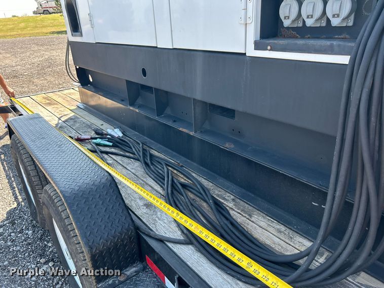 image for item KW9027 2017 Big Tex  equipment trailer with generator