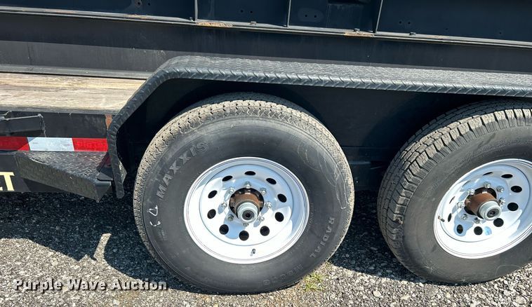 image for item KW9027 2017 Big Tex  equipment trailer with generator