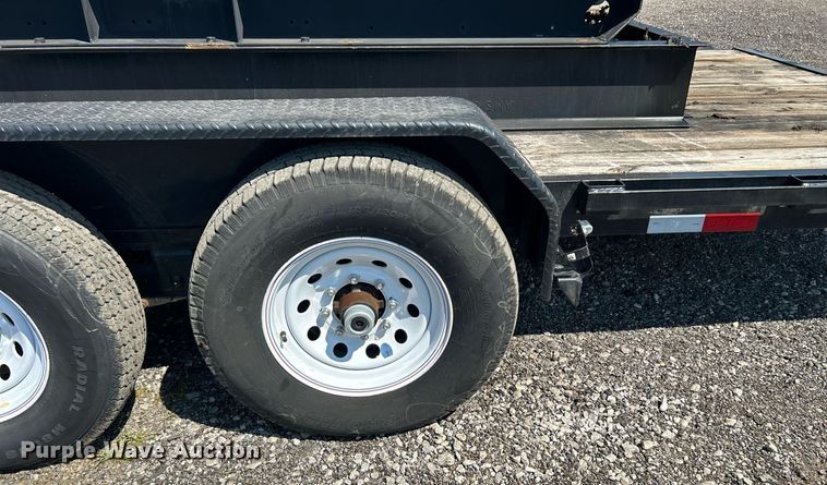 image for item KW9027 2017 Big Tex  equipment trailer with generator