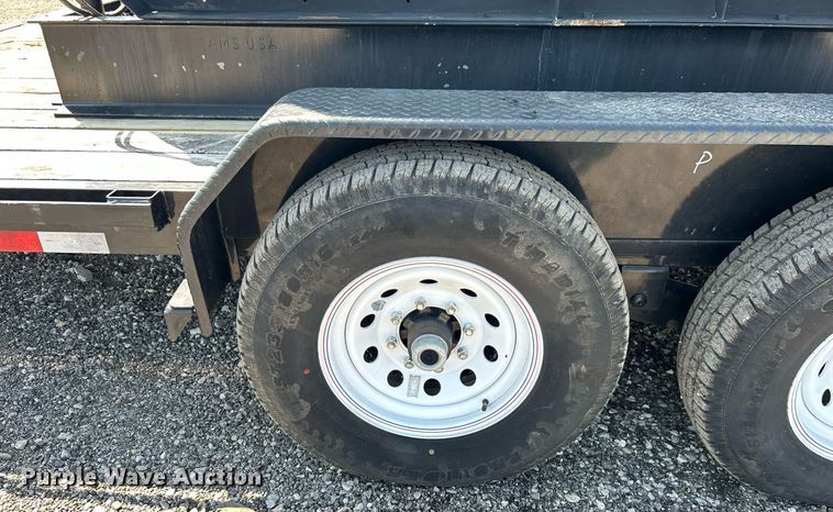 image for item KW9027 2017 Big Tex  equipment trailer with generator