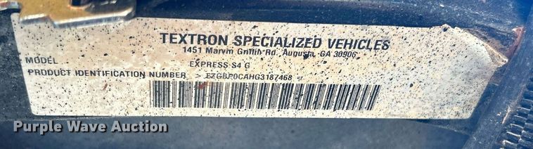 image for item KW9062 EZGO Express S4  golf cart