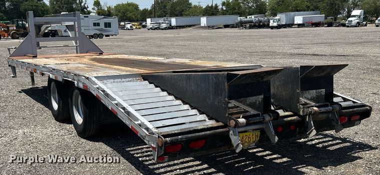 image for item KW9107 2012 Big Tex 22GN-20+5 equipment trailer