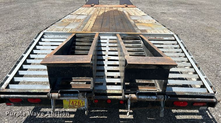 image for item KW9107 2012 Big Tex 22GN-20+5 equipment trailer