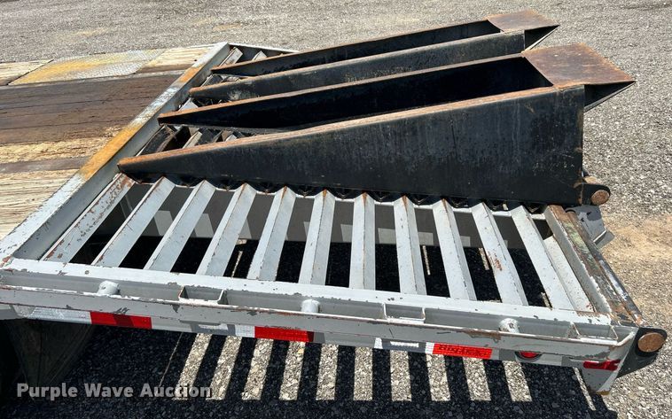 image for item KW9107 2012 Big Tex 22GN-20+5 equipment trailer