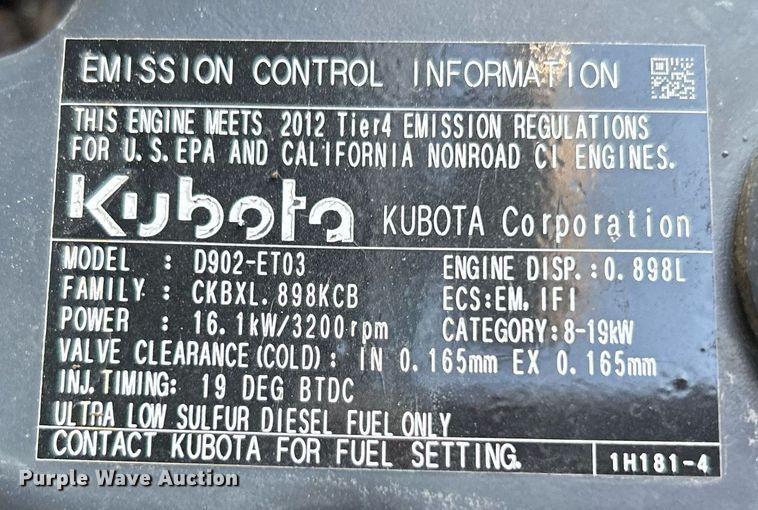 image for item KW9195 2013 Kubota RTV900  utility vehicle