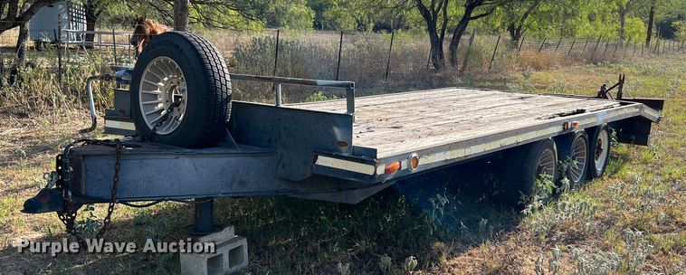 image for item LF9468 2000 Shop built  equipment trailer