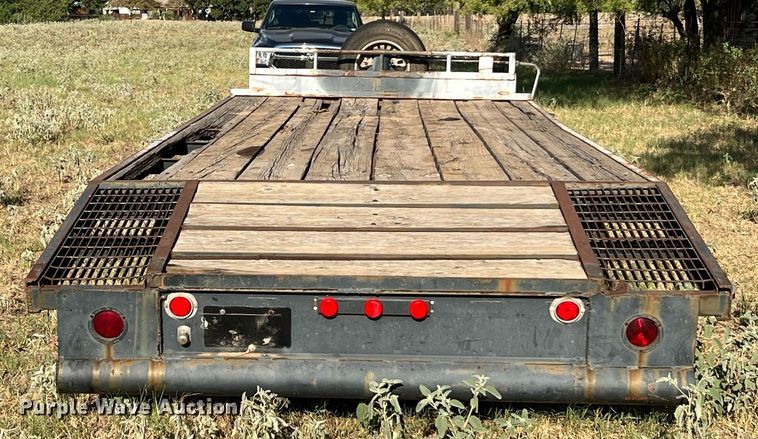 image for item LF9468 2000 Shop built  equipment trailer