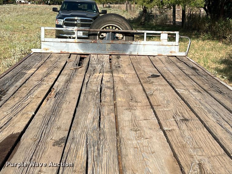 image for item LF9468 2000 Shop built  equipment trailer