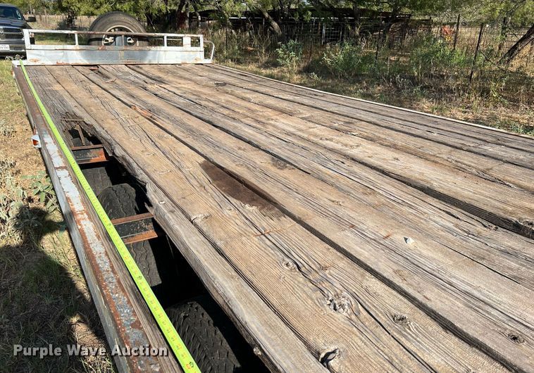 image for item LF9468 2000 Shop built  equipment trailer