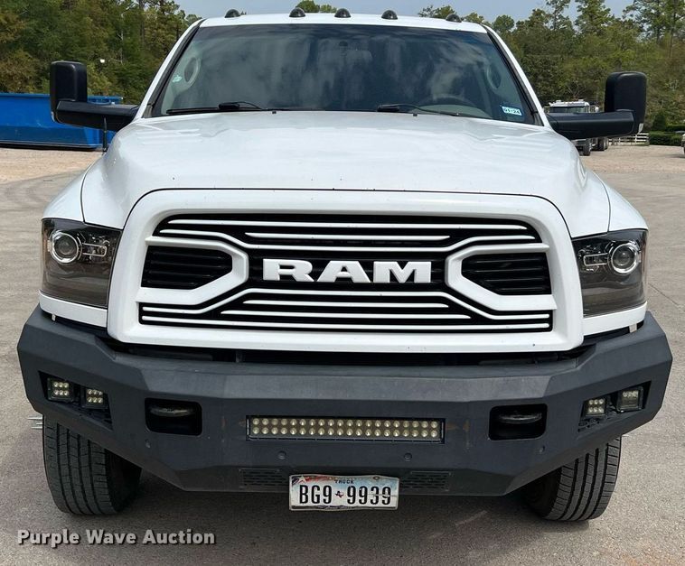 image for item LF9478 2012 Dodge Ram 3500HD  Crew Cab flatbed pickup truck