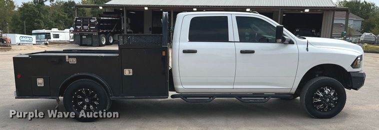 image for item LF9478 2012 Dodge Ram 3500HD  Crew Cab flatbed pickup truck