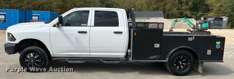 image for item LF9478 2012 Dodge Ram 3500HD  Crew Cab flatbed pickup truck