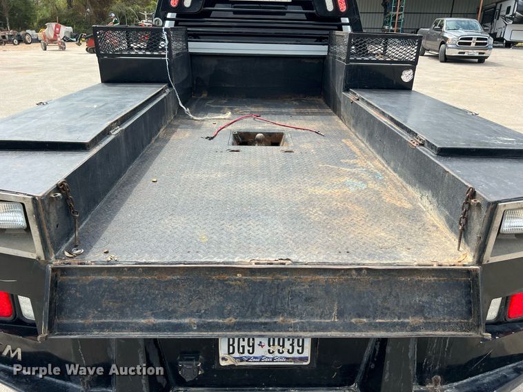 image for item LF9478 2012 Dodge Ram 3500HD  Crew Cab flatbed pickup truck