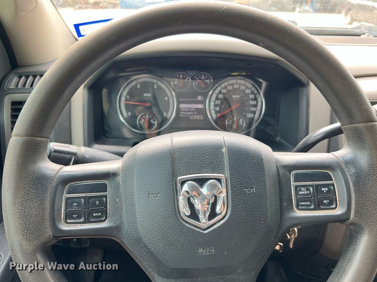 image for item LF9478 2012 Dodge Ram 3500HD  Crew Cab flatbed pickup truck