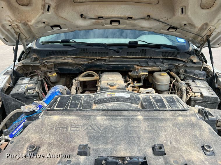 image for item LF9478 2012 Dodge Ram 3500HD  Crew Cab flatbed pickup truck