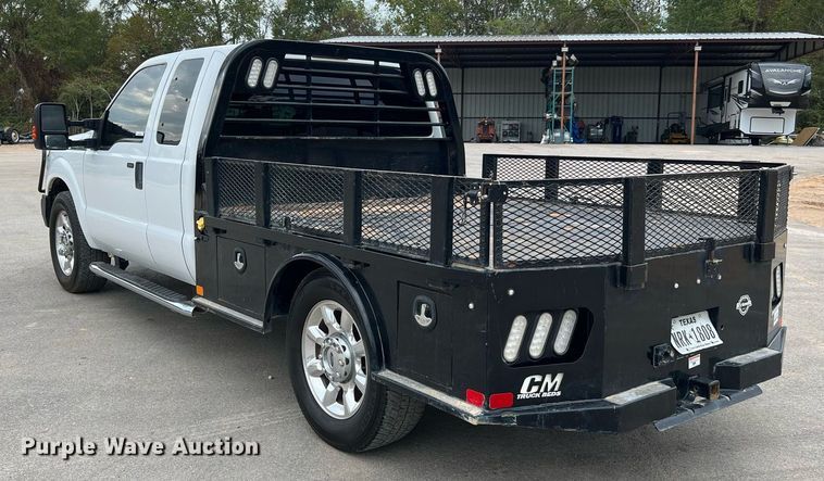 image for item LF9479 2015 Ford F250 Super Duty XLT  SuperCab flatbed pickup truck