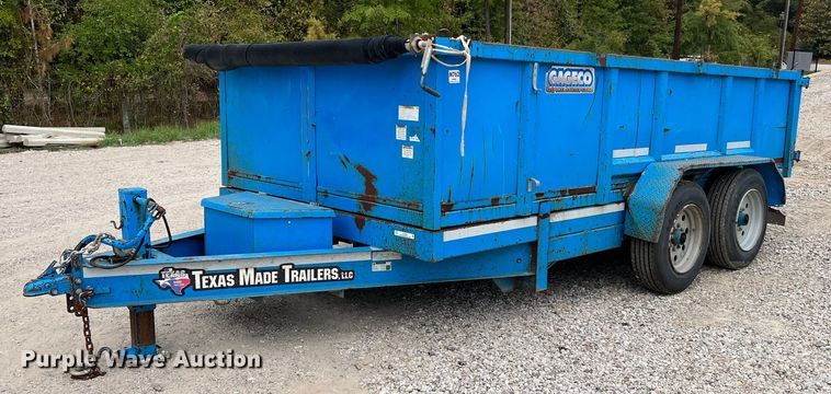 image for item LF9480 2017 Texas Made  dump trailer
