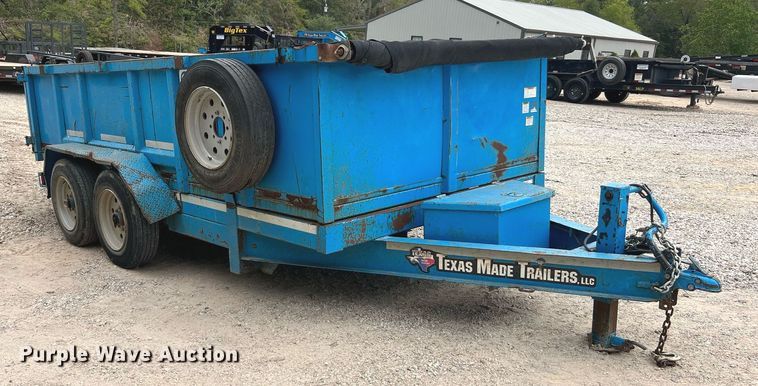 image for item LF9480 2017 Texas Made  dump trailer