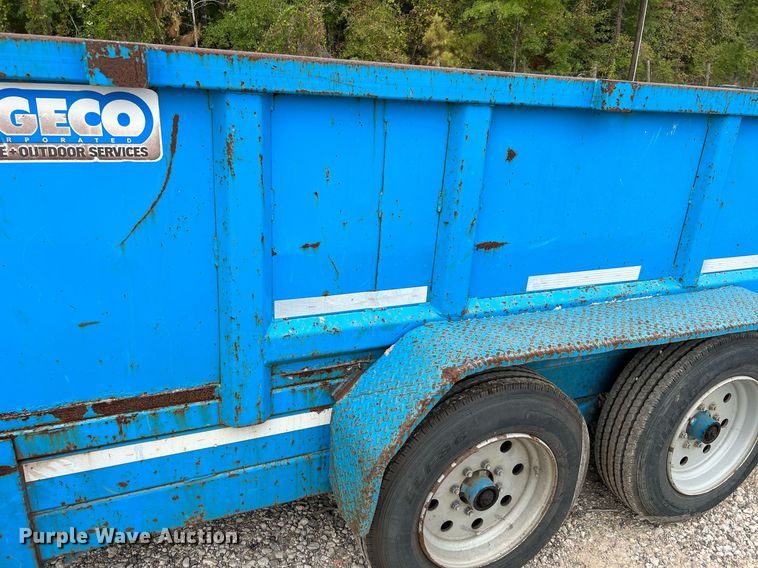 image for item LF9480 2017 Texas Made  dump trailer