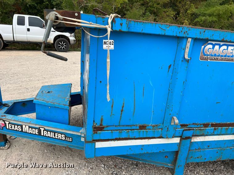 image for item LF9480 2017 Texas Made  dump trailer