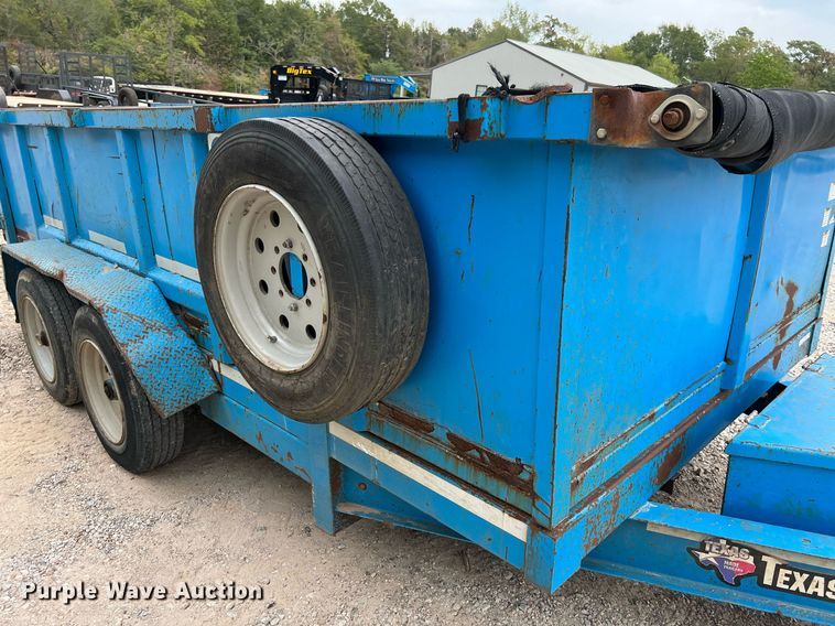 image for item LF9480 2017 Texas Made  dump trailer