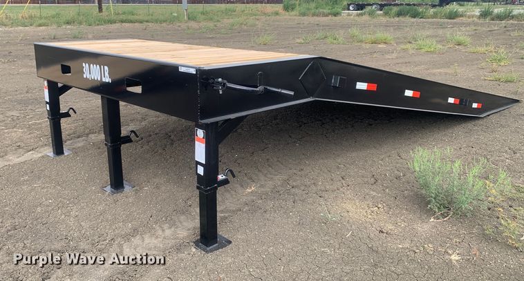 image for item LH9773 2023 Shop made 30000 ramp Shop built portable loading ramp