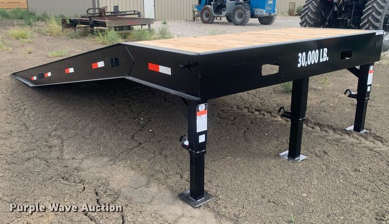 image for item LH9773 2023 Shop made 30000 ramp Shop built portable loading ramp