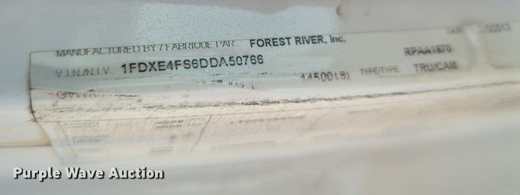 image for item LN9027 2013 Ford E450 Super Duty  box truck