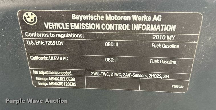 image for item LN9437 2010 BMW 528xi