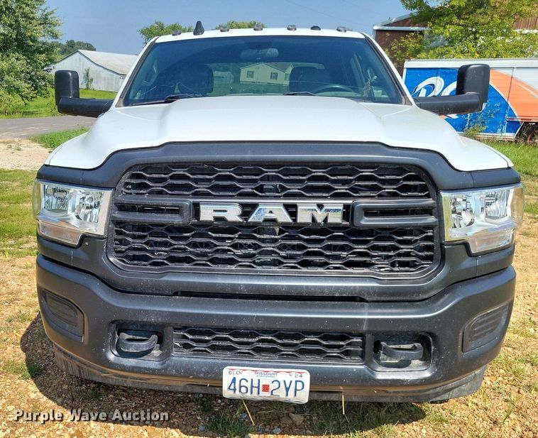 image for item LS9741 2021 Dodge Ram 3500  Crew Cab utility bed pickup truck