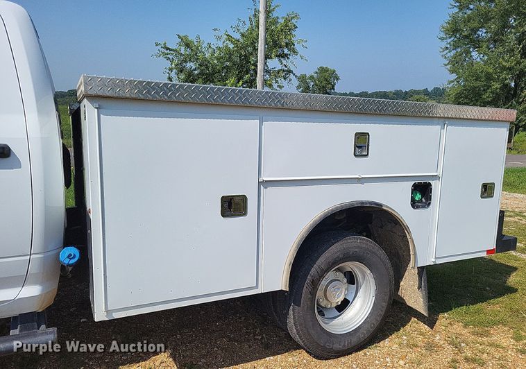 image for item LS9741 2021 Dodge Ram 3500  Crew Cab utility bed pickup truck