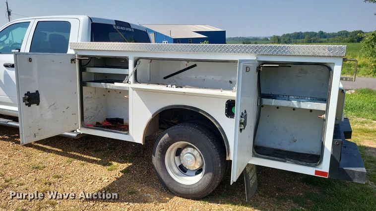 image for item LS9741 2021 Dodge Ram 3500  Crew Cab utility bed pickup truck