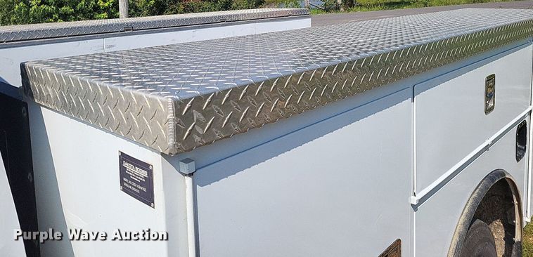 image for item LS9741 2021 Dodge Ram 3500  Crew Cab utility bed pickup truck