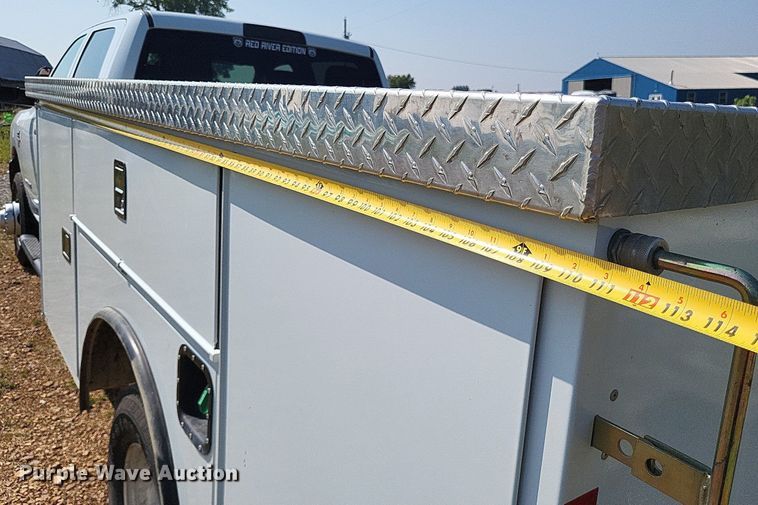 image for item LS9741 2021 Dodge Ram 3500  Crew Cab utility bed pickup truck
