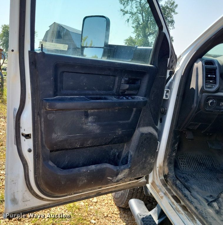 image for item LS9741 2021 Dodge Ram 3500  Crew Cab utility bed pickup truck