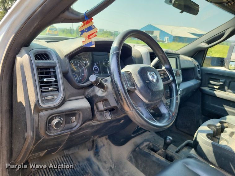 image for item LS9741 2021 Dodge Ram 3500  Crew Cab utility bed pickup truck