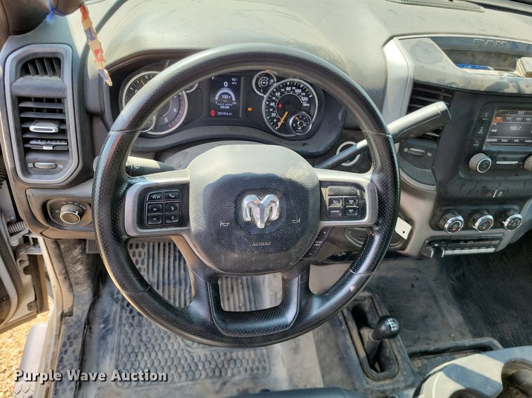 image for item LS9741 2021 Dodge Ram 3500  Crew Cab utility bed pickup truck