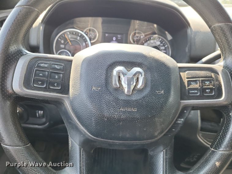 image for item LS9741 2021 Dodge Ram 3500  Crew Cab utility bed pickup truck