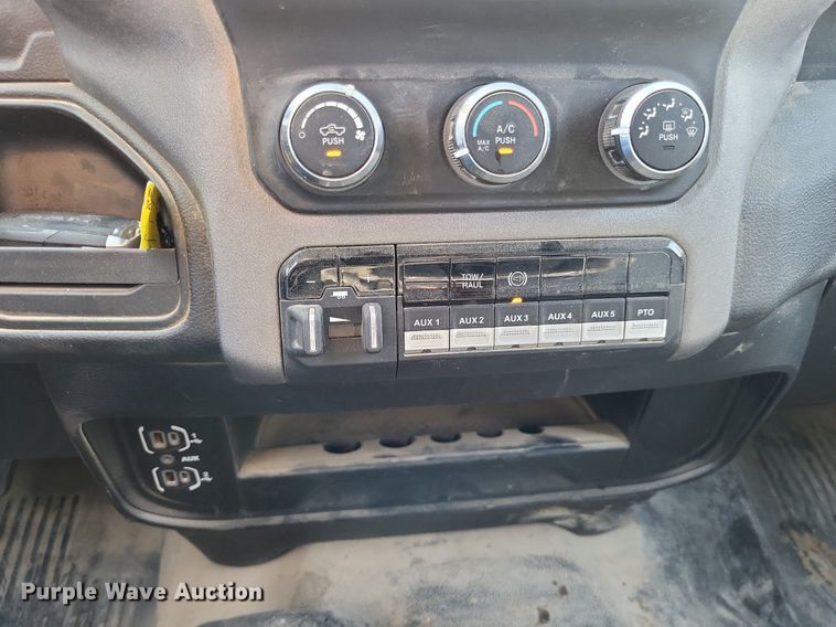 image for item LS9741 2021 Dodge Ram 3500  Crew Cab utility bed pickup truck