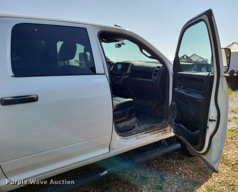 image for item LS9741 2021 Dodge Ram 3500  Crew Cab utility bed pickup truck