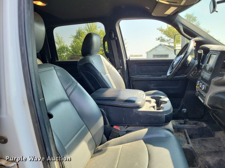 image for item LS9741 2021 Dodge Ram 3500  Crew Cab utility bed pickup truck