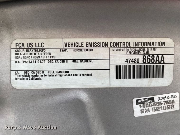 image for item LV9796 2017 Jeep Grand Cherokee Limited  SUV