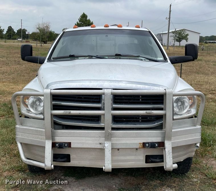 image for item LV9807 2007 Dodge Ram 3500HD  Quad Cab dump bed pickup truck