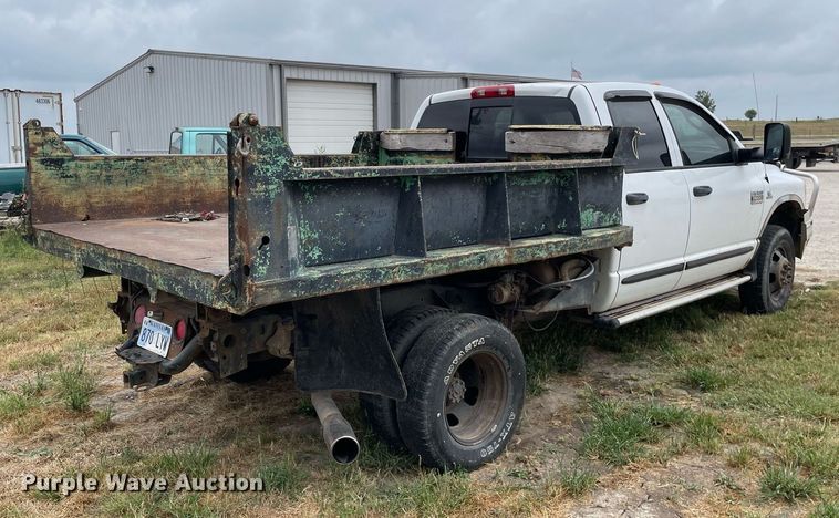 image for item LV9807 2007 Dodge Ram 3500HD  Quad Cab dump bed pickup truck