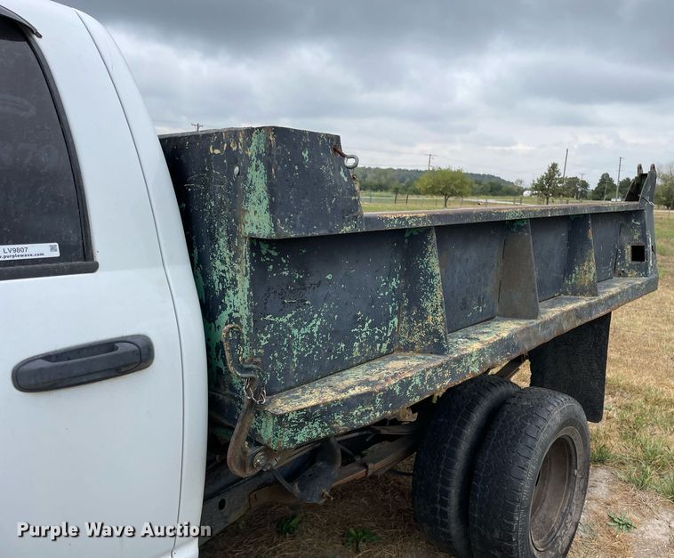image for item LV9807 2007 Dodge Ram 3500HD  Quad Cab dump bed pickup truck