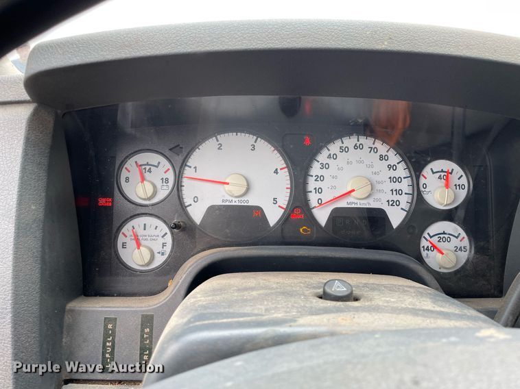 image for item LV9807 2007 Dodge Ram 3500HD  Quad Cab dump bed pickup truck