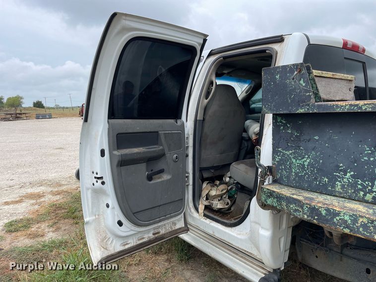 image for item LV9807 2007 Dodge Ram 3500HD  Quad Cab dump bed pickup truck