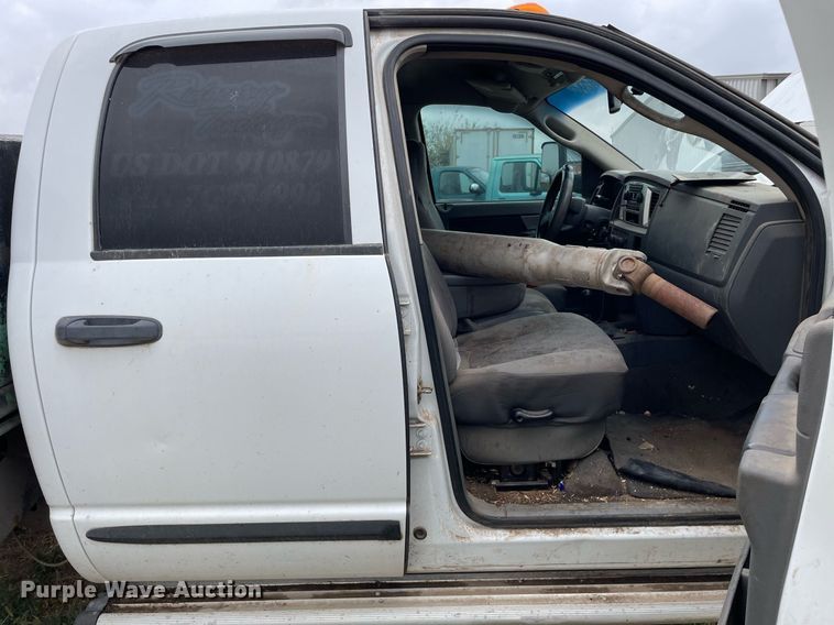 image for item LV9807 2007 Dodge Ram 3500HD  Quad Cab dump bed pickup truck