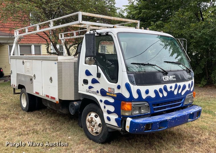 image for item LV9808 1996 GMC W4 Forward utility / service truck