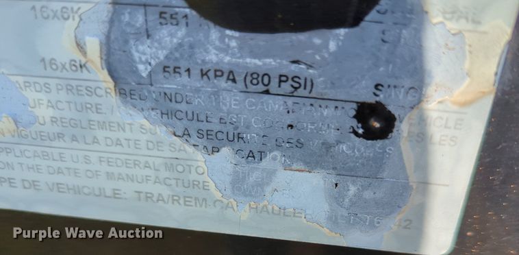 image for item LY9356 2016 PJ  equipment trailer